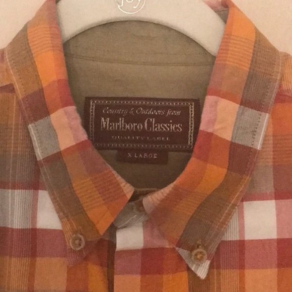 Country and Outdoors from MARLBORO CLASSICS X-Large button down men’s shirt - Picture 3 of 4